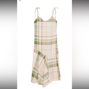Zara plaid midi dress
